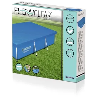 BESTWAY Poolabdeckung blau 300 x 300 cm