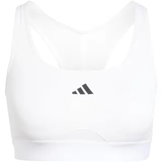adidas Powerreact Training Bra, White L