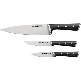 Tefal Messer-Set Ice Force 3-tlg. Edelstahl Schwarz