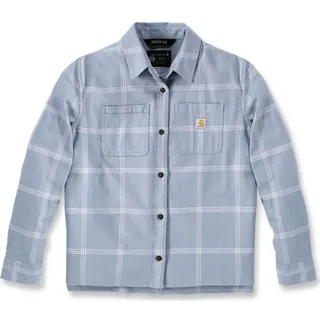 Carhartt Rugged Flex Loose Fit Midweight Flannel Long-sleeve Plaid Shirt neptune (HD4) XL REG