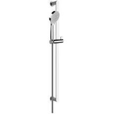 Gessi Emporio Brausestangen Set 800 mm, mit Antikalk-Handbrause 3 Strahlarten, 47243031, Farbe: Finox Optik