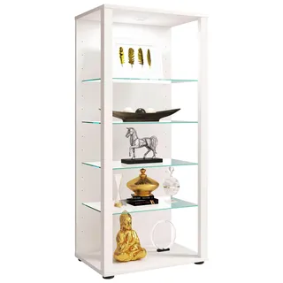 VCM Standvitrine Glasol 52 x 35 x 0 cm Weiß