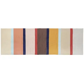 Läufer , Braun, Beige , Textil , Streifen , 80x250 cm , Teppiche und Böden, Teppiche, Teppichläufer, Läufer