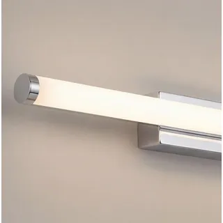 LEDS C4 Toilet Slim Bad-Wandleuchte - 43,6 W, Warmweiß, 3472 lm, IP44, Silber - Silber