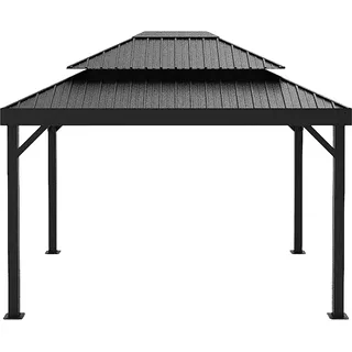 Sojag Pavillon London Schwarz 424,3 cm x 299,3 cm x 310 cm