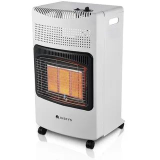 Juskys Gasheizstrahler 4,2 kW Weiß