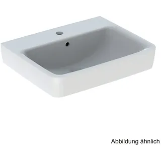 Geberit Renova Plan Waschtisch 55x44cm m. Hl., m. Ül., weiß