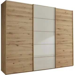 Wiemann Schwebetürenschrank Cardiff 246,3 x 236 x 67 cm Braun/Beige