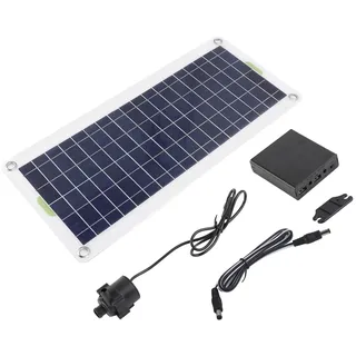 Solar-Wasserpumpen-Kit, 30 W, Polysilizium-Solarpanel-Springbrunnen-Pumpen-Kit für sonnenbetriebene Springbrunnen, Teiche, Hydrokulturgärten