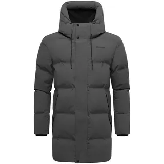 Kurzmantel STONE HARBOUR "Kurzmantel Darianoo XX", Herren, Gr. M, grau (anthrazit), Obermaterial: 100% Polyester PES.  Obermaterial: Futter: 100% Polyester PES. 100% Polyester PES., Mäntel Kurzmantel