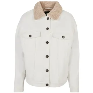 URBAN CLASSICS Oversized Sherpa Jeansjacke Off White Raw M