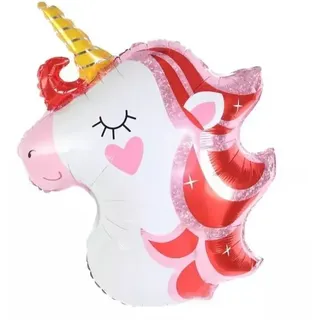 Traumhaftes Einhorn Folienballon - 64x47 cm