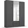 Drehtürenschrank StyleUp 136 x 197 x 54 cm Grau