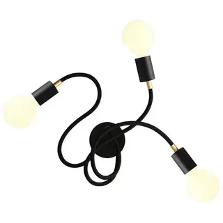 Creative Cables Flex 60 Gelenk-wand-oder Deckenleuchte Mit Diffusem Licht Und G95 Led-lampe - Black - One Size