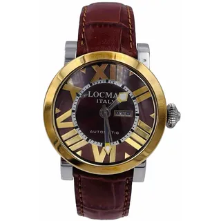 Armbanduhr Locman Toscano Ref293SGDM/2220 Automatisch Gold 18kt Pizazz Neu