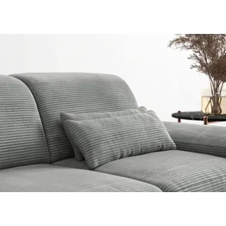 sit&more Sofakissen Cabana 65 x 25 cm Silber