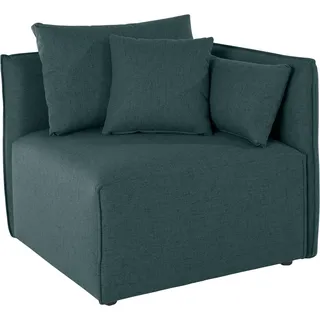 OTTO home Sofa-Eckelement »Nöre« Modul - zum Zusammenstellen; in vielen Bezugsqualitäten und Farben, blau