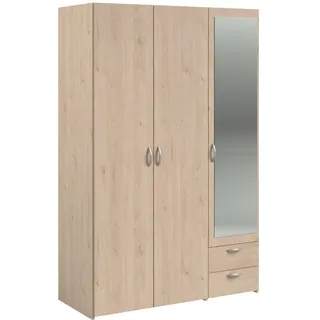 Parisot Drehtürenschrank Daily 120 x 185 x 51 cm Braun
