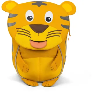 Affenzahn Kleiner Freund Kindergarten-Rucksack für 1-3 Jährige Ergonomisch Reflektierend Ziehzunge mit Namensschild Tiger -