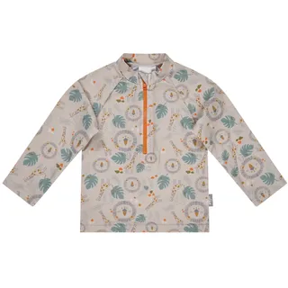 Sterntaler Badeanzug STERNTALER "Badeshirt langarm Safari", Jungen, Gr. 92, EURO, beige, Obermaterial: 82% Polyamid PA. 18% Elasthan EL., Badeanzüge Badeanzug