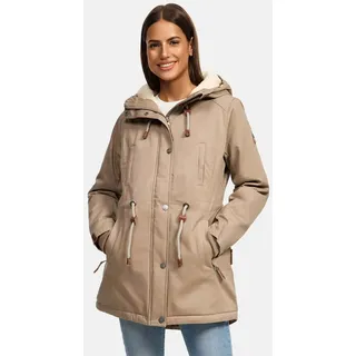 Navahoo Winterjacke »Navahoo Ireliaa Damen Jacke B991«, grau