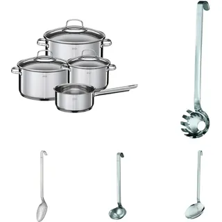 Bundle aus RÖSLE ELEGANCE Topfset 4-tlg. mit Spaghettiheber, Schaumlöffel, Saucenlöffel, Gemüselöffel