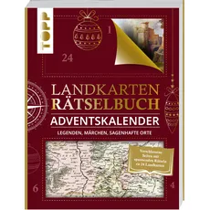 Bild Landkarten Rätselbuch Adventskalender. Legenden, Märchen, sagenhafte Orte