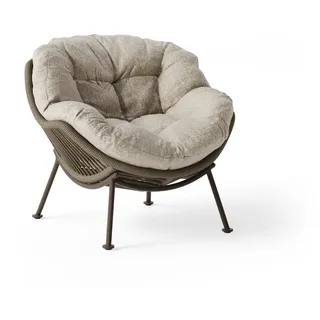 Suns Siano Lounge Chair Aluminium/Rope inkl. Kissen