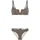 Triangel-Bikini Damen Weiß L/40