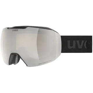 Uvex Epic Attract S Skibrille Für Damen - Black Matt - Mirror Silver Contrastview Yellow Clear/CAT2+Yellow Clear/CAT1