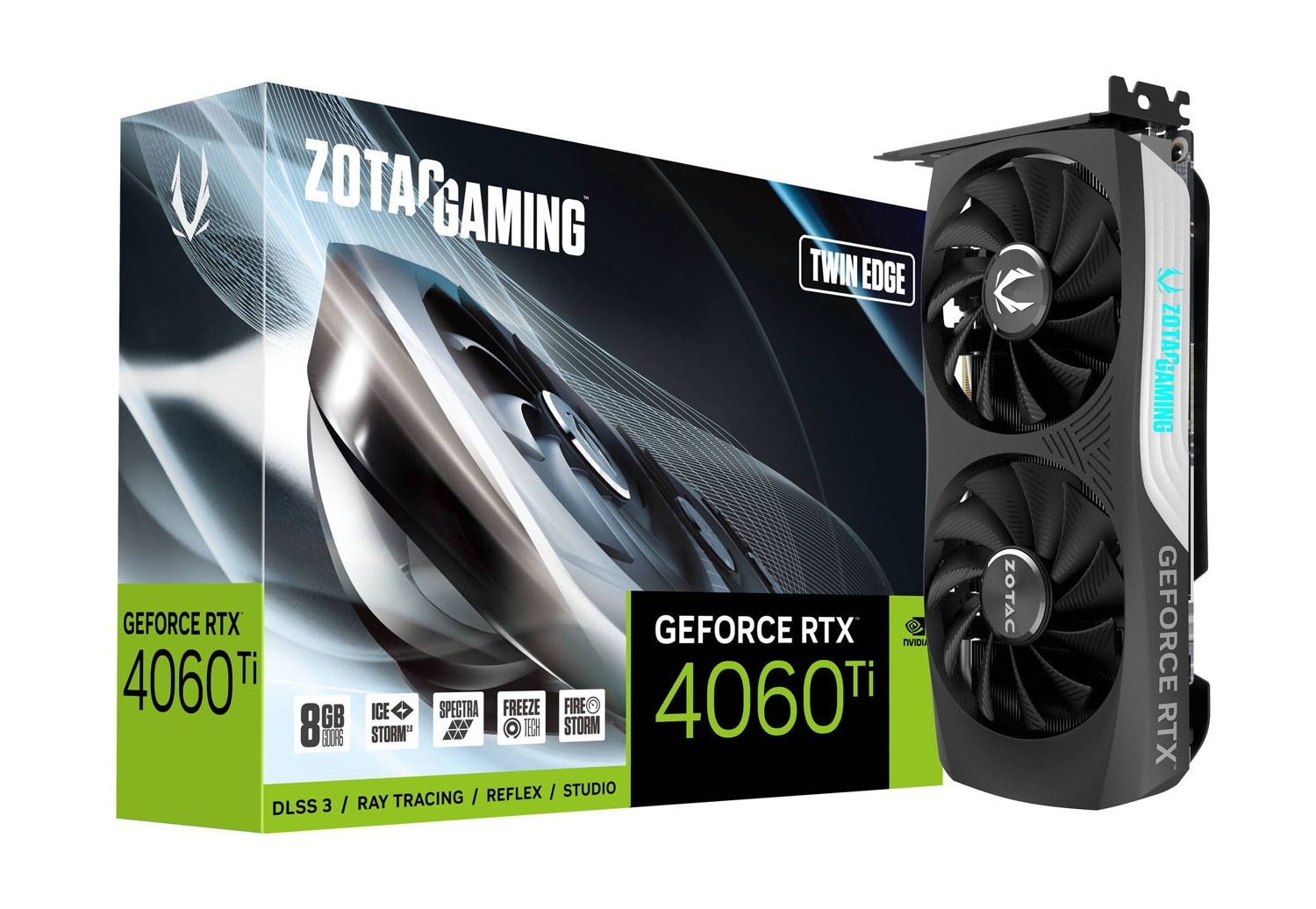 Bild von GeForce RTX 4060 Ti Twin Edge 8 GB GDDR6 ZT-D40610E-10M