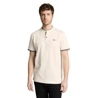 TOM TAILOR Herren Poloshirt mit Stehkragen