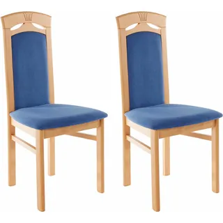 Home Affaire Esszimmerstuhl Anthony blau 2er Set