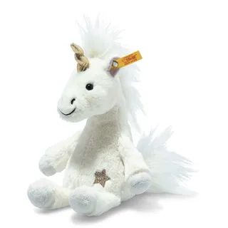 Steiff 067655 - Unica Schlenker-Einhorn, sitzend, weiß, Plüsch, 20 cm