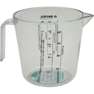 BAYROL Messbecher 1 L | Packung (1 l)