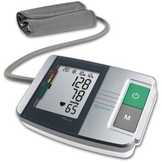 medisana MTS Oberarm-Blutdruckmessgerät, präzise Blutdruck und Pulsmessung mit Speicherfunktion, Ampel-Skala, Funktion zur Anzeige eines unregelmäßigen Herzschlags, 1 Stück (1er Pack)