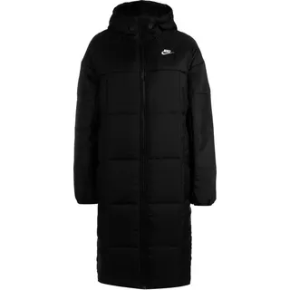 Nike Classic Puffer Therma-FIT Parker mit Kapuze für Damen, Farbe:Schwarz, Größe:S - Schwarz