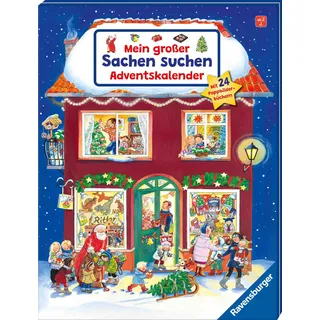 Ravensburger Buch Pappbilderbuch Mein großer Sachen suchen Adventskalender 42142