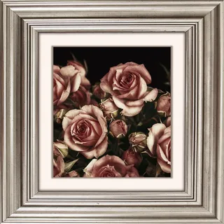 queence Acrylglasbild »Rosen Blüten« Blumen   Blumenbilder   Gemälde   Kunst   Pflanzen   Pflanzenbilder Fine Art-Print in Galeriequalität, bunt