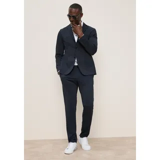 Bruno Banani Anzug "Komfort – leicht, flexibel, knitterarm, modern" Set, Sakko & Hose, 2 tlg. slim fit Sommerleicht – kein Schwitzen, kein Stress, marine