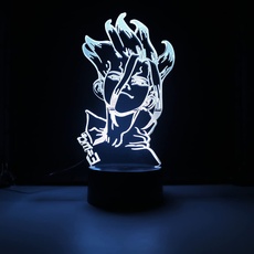 LED Lampe Anime Manga Dr. Stone Farbwechsel USB Nachtlicht und Dekoration