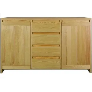 Kommode Echtholz Lowboard Neu Sideboard JVmoebel - Braun