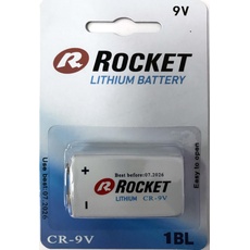 Bild Lithium 9V Block E-Block CR-V9 /CRV9 1200mAh Rauchmelder