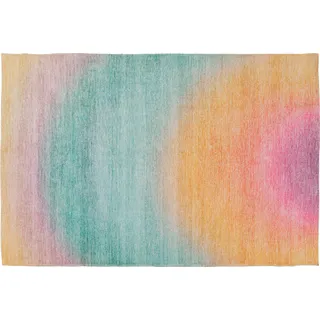 Kare Rainbow Pastell Kurzflorteppich 170 x 240 cm Mehrfarbig