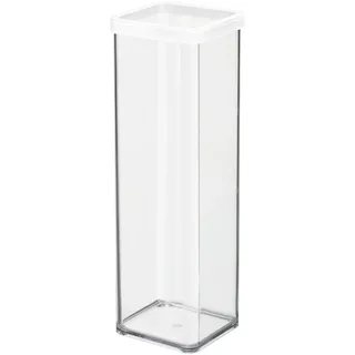Rotho Loft Premium Frischhaltedose quadratisch Transparent/Weiß 2 l