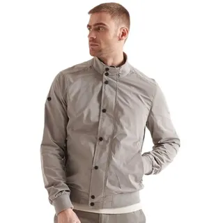 Superdry Studio Harrington Jacke - Flat Grey - M