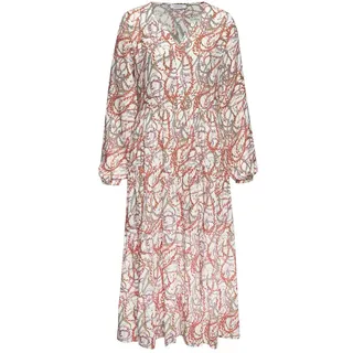 LASCANA Maxikleid Druckkleid Mehrfarbig 36