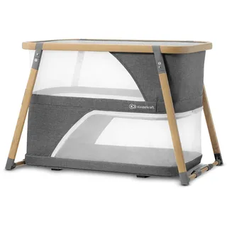 Kinderkraft Reisebett mit Laufgitterfunktion, Modernes Design, Kleine Abmessungen nach Zusammenklappen,