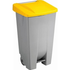 Bild Mülleimer 120,0 l grau, gelb