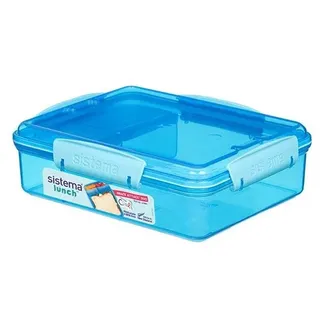 Sistema Snack Attack Duo Lunch 975ml - Blue